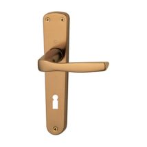 Türgriff Q 8/90 – anodisiertes Aluminium – bronzefarbene Oberfläche – modern und funktional – für Innen- und Außentüren