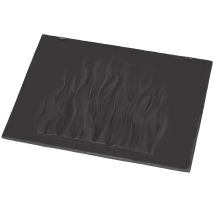 Kotarbau Plaque Fonte Pour Cheminée - 46 X 35 Cm - Anthracite - Décorative - Plaque Fonte Pour Insert Cheminée - Résistante À La Chaleur - Motif 