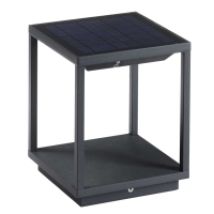 Novolux 853b-l01x1k-04 Paletto Luminoso Solare Solei Ip54 Led 3.5w 300lm Antracite