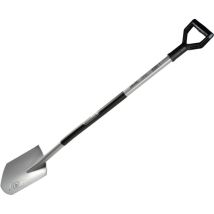 Pala Giardiniere Ergoline in Acciaio con Maniglia Ergonomica – Forma a Punta – 2408694603
