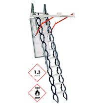 Minka Bodentreppe Type 18 Small Brandhemmend 130x70cm Deckenöffnung U-wert 1,3 W/m2k 290-315cm Raumhöhe