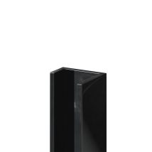 5mm Black Wall and Ceiling Panel U Trim – WholePanel