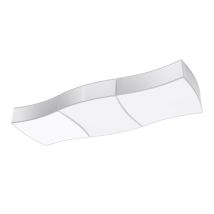 Greenice – SQUARE 3 Ceiling Lamp – White – E27, 6x max 15W LED – 106x39x11.5 cm – Suspension