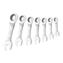 Britool - Expert E111104 Stubby Ratchet Spanner Set, 7 Piece Brie111104b