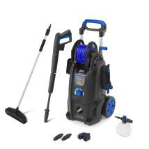 Ar Blue Clean Hidrolimpiadora De Alta Presión E-4 Twin Flow D, Para Coches Y Exteriores Del Hogar, Con Doble Bomba Y Power Brush (2500 W, 150 Bar, 810