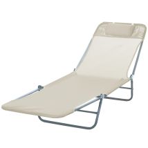 Liegen Easycomfort Lettino Prendisole Klappbar Verstellbar 182x56 Cm