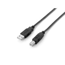 128864 - Usb 2.0 Kabel Typ A Auf Typ B (2,0 M), Farbe Schwarz - Equip