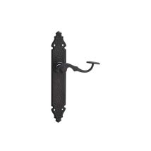 Manilla De Con Placa Fabricadas En Aluminio Forjado 45x275mm Color Negro (incluye Tornillería)