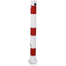 Paletto Di Sbarramento Ø 76 Mm Bianco / Rosso - Schake