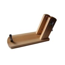 Jamonero Horizontal Mad Alcala – Madera tratada – Herrajes cromados – 44,8 x 18,5 x 27 cm