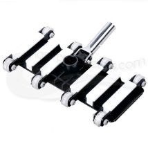Flexibler manueller Poolreiniger 35 cm – Edelstahl – Integrierte Gegengewichte – Einfach zu montieren – Ideal für große Schwimmbecken