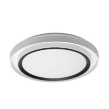 Plafon Meyer 60w 3000-4200-6500k Blanco/negro 7x50x50cm 5400lm C/remoto