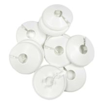 Pc22 Talon 22mm Pipe Collars Covers White 10 Pack