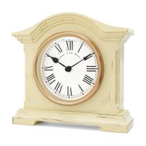 Acctim - Towcester Clock Works Co. Falkenburg Orologio Da Camino Invecchiato Al Quarzo, Crema