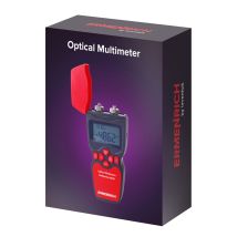 Ermenrich Optisches Multimeter für Glasfaser mit FC, SC, ST Steckern – 850/1300/1310/1490/1550/1625 nm – 5 Jahre Garantie