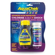 Aquacheck Chlorine 4-in-1 + Shock Tester - Aqc-470-5016