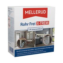 Mellerud – Sistema activo 2 componentes X-trem para desagües – Eficaz contra atascos de cabello, grasa y residuos