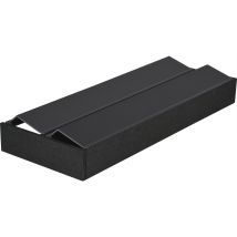 Rockenhausen - Organiq Folienhalter - Folienspender, Naturfasern Schwarz