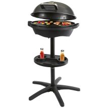 Proficook - Barbecue Elettrico Per Interni Ed Esterni, Non Fumo, 2400 W, Griglia Elettrica Per Balcone, Indicatore Di Temperatura, Griglia Da Tavolo 