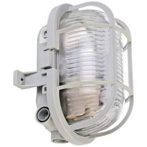 Deko-light Syrma Oval Plafón Gris Ip44 E27