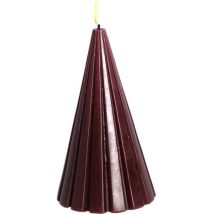 Sirius Bougie Led Laura Couleur Bordeaux 17 Cm