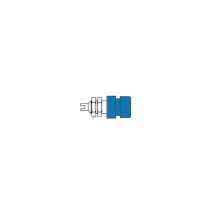 Hirschmann – Presa isolata 4mm blu – Diametro 4mm, Materiale: Ottone nichelato, Corrente nominale: 16 A, Tensione nominale: 60 VDC