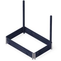 Inline Support Pour Treillis Bois Noir 118 Cm