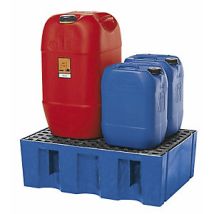 Cubeta colectora de polietileno 60 litros – Capacidad 150 kg – Ideal para líquidos peligrosos – Asec
