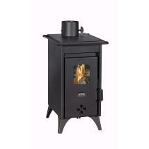 Prity - Mini D Kaminofen 6,3 Kw A Kleiner Holzofen Graphitschwarz