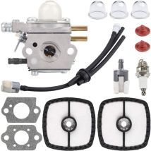 Carburateur De Rechange Pour Tondeuse Echo Srm2100 Srm2110 Srm2400 Pe2000 Pe2400 Gt2000 Gt2400 Ppf2100, Remplace C1u-k52 C1u-k29 C1u-k47, Avec Filtre 