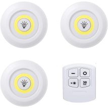 3 Pack Portable Led Emergency Night Lights, Rechargeable Under Cabinet Lighting Wireless Wall Lights, Hallway Lighting