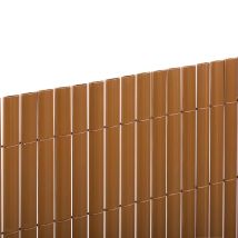 Cañizo Pvc Essential Recycane Doble Cara 20mm Marron 1,8x3 M