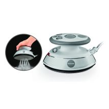 Macom Enjoy & Relax 876 Iron One - Mini Ferro A Vapore Da Stiro Da Viaggio, 500 Watt Riscaldamento Rapidissimo, Piastra Antiaderente A Doppia Punta, 