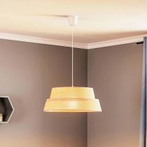 B-Ware Galaxy Hängeleuchte Pendelleuchte Leuchte Jute Braun Lampenschirm Soft Nature