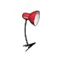 Fabrilamp Akunadecor Lampe Flexo Rouge Avec Pince De Clip Modèle Clip De 1 Lumière