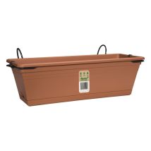 Fioriera/balconetta Mediterran Balcony Trough Set Terracotta 50cm - Florus