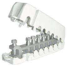 Q979 - Distribuidor De Tierra - Aluminio - 6 Ramas - Michaud