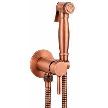 Sphera Docce E Accessori - Einbau-bidet-set Mit Mischbatterie Und Dusche Aus Messing Mit Kupfer-finish Pollini Acqua Desing D09181203ra Kupfer