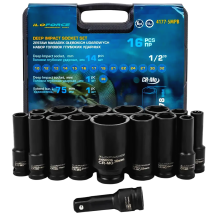 Set Di Chiavi A Bussola Profonde Iloforce Da 1/2" (16 Pezzi) + Custodia