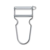 Victorinox – Stainless Steel STAR Peeler Double Edge – Ergonomic Handle – Ultra-Sharp Blades – Hand Wash Suitable
