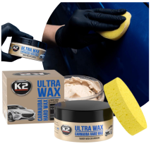 K2 Carnauba-wachs Für Autowachs, Politur, Uv-schutz, Hochglanz, Hervorragend Für Perleffekt, 250g + Kostenloser Applikator