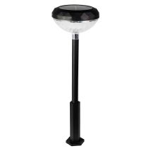 Solar Pollerleuchte – RGB – IP44 – 2 Stück – 400 mAh Akku – Schwarz – Gartenbeleuchtung