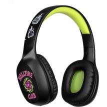 Kopfhörer - Kabellos - Konix - Stranger Things - Bluetooth 5.3 Für Smartphones, Tablets - Mikrofon - Akkulaufzeit 30 H - Schwarz/gelb