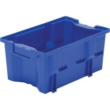 Apilador rotativo DLK 2C – Polietileno de alta calidad – Color azul – Capacidad para piezas pequeñas – 10 unidades