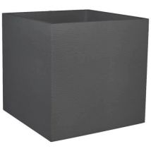 Eda - Bac A Fiori Quadrato Graphit - 57 L - 49,5 X 49,5 X 49,5 Cm - Grigio Antracite