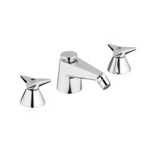 Mamoli - Mezclador De Bidé De 3 Orificios Con Tapón De Desagüe De 1'1/4 Gio Ponti 551000000051 Cromo
