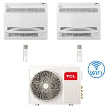 Klimaanlage Tcl Floor Console Wi-fi R32 Dual Split Inverter 9000 + 9000 Btu Mit E.u. Mt1420 New Klasse A++/a+