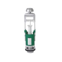 Regiplast – Meccanismo a doppio scarico MECAD'OR63 – Flusso d'acqua 3.6L, Pulsante 3/6L, Compatibile con serbatoi 30-41cm
