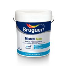Bruguer - Mistral 4l Mattweiße Kunststofffarbe Für Innen Und Außen