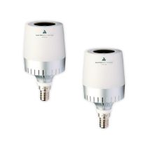 Lot De 2 Ampoules Led E14 Bluetooth + Enceinte Avec Télécommande - Chacon
